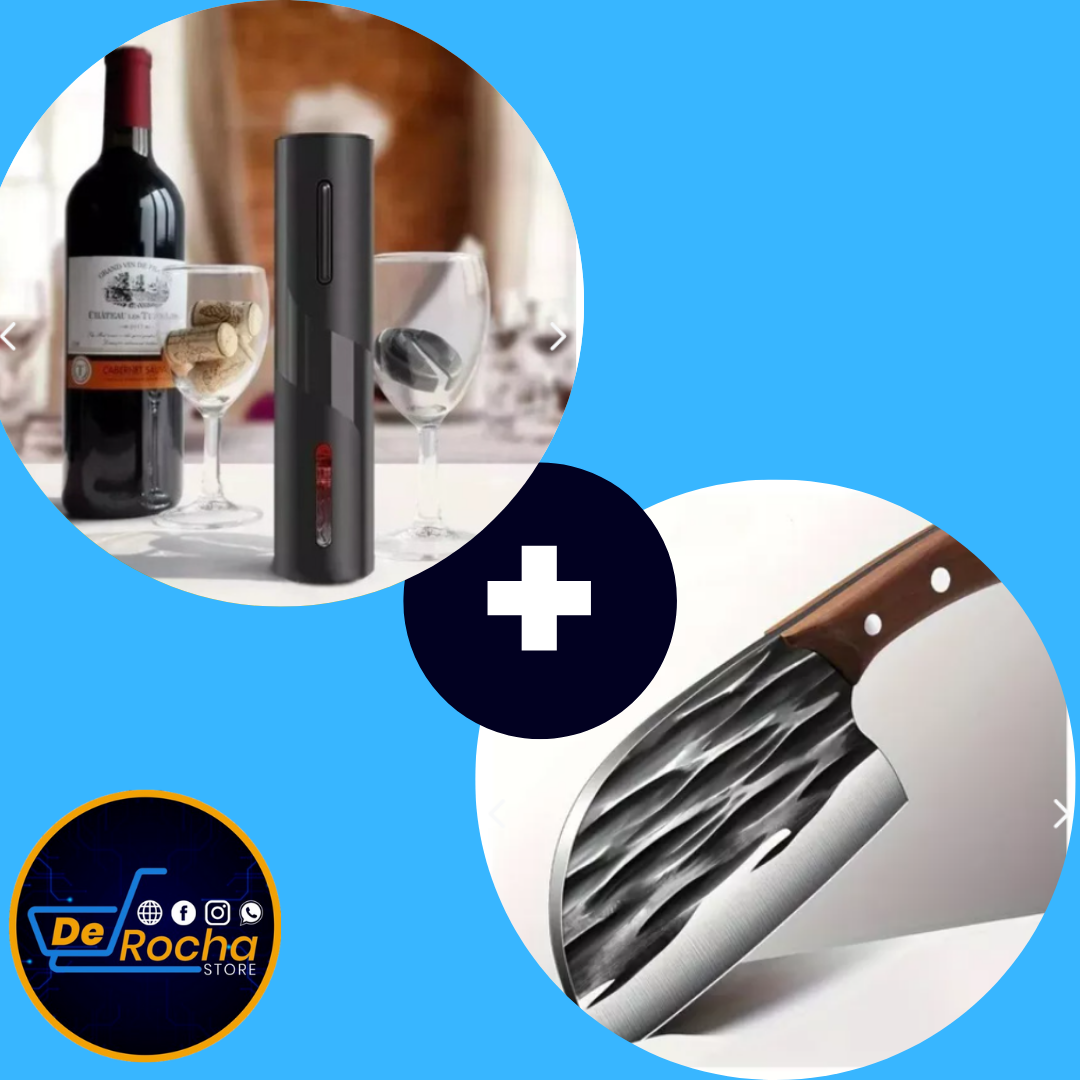 combo sacacorcho+combo de afilador